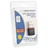 Esperanza EA134K -kortinlukija musta, hopea, läpinäkyvä USB 2.0