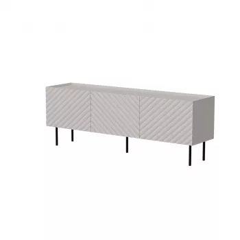 Cama LUCCA 3D TV-taso 165x40x59 cashmere