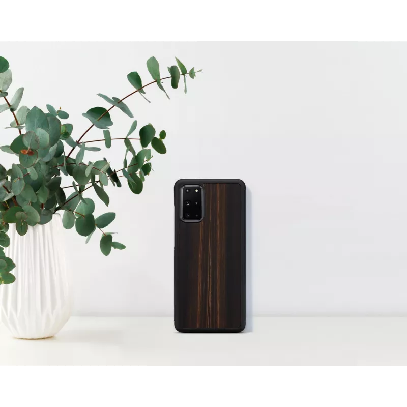 Suojakotelo Samsung Galaxy S20+:lle — Man and Wood — Ebenholz musta