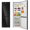 Amica FK3506D.2F(E) jääkaappipakastin, pakastin alhaalla, 226 l jääkaappi + 96 l pakastin, Total No Frost, energialuokka E, musta