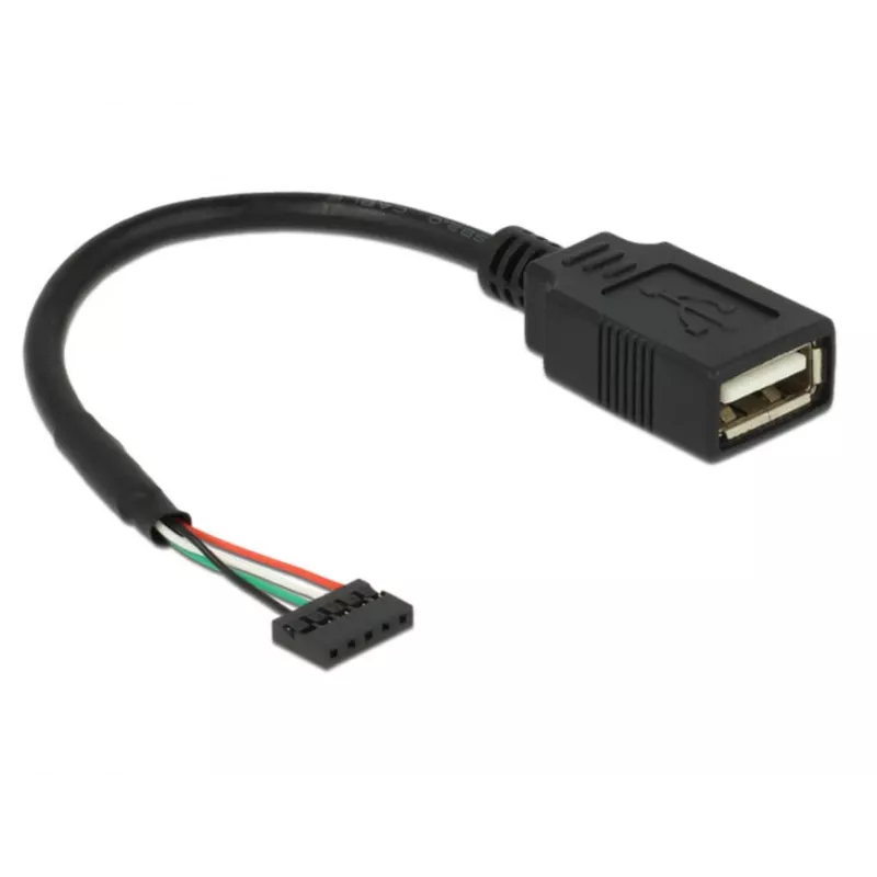 USB-kaapeli DeLOCK 84831 USB 2.0 0,15 m musta