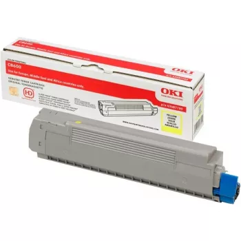 Värikasetti OKI 43487709 jopa 6 000 sivua keltainen