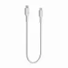 Kaapeli USB-C-USB-C PowerStream 100W punottu 1,2m valkoinen
