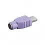 Microconnect USBA-M/PS2-F USB A PS2 violetti kaapeli-liitinsovitin (USB ADAP A-M/PS2-F)