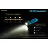 Nitecore TIKI GITD BLUE taskulamppu, T-sarja, 300 lumenia