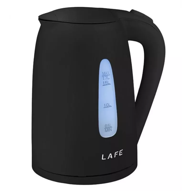Sähköinen vedenkeitin LAFE 1,7 l 2200 W musta