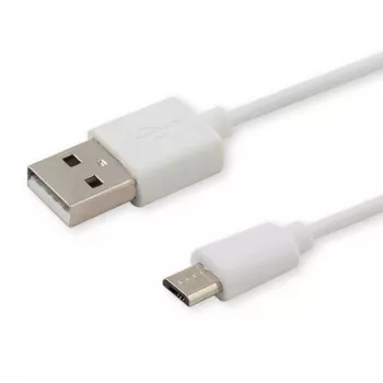 SAVIO CL-123 USB-kaapeli USB 2.0, USB A - Micro-USB B, 1 m, valkoinen