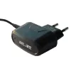 Beline Beli0013 matkalaturi microUSB 1A musta – kompakti 1A USB-verkkolaturi