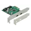 DeLOCK PCI Express x1 -kortti 2 x USB Type-C™ -liittimeen