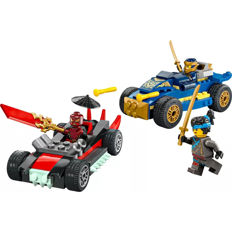 Palikat Ninjago 71840 Renn-Duell Rogue vs. Drix
