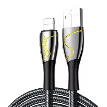 USB-lataus- ja datakaapeli Joyroom S-2030K6, 2,4 A, 2 m, musta