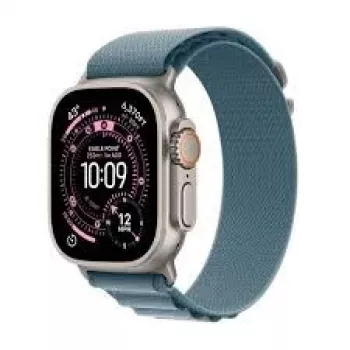 Älykello Apple Watch Ultra 3 49 mm tyylikkäällä vaaleansinisellä rannekkeella, GPS ja Cellular (MEWK4QC/A)
