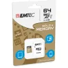 EMTEC Gold+ - flash-muistikortti (SD-sovitin sisältyy) - 64 GB - Class 10 - microSD - kulta (ECMSDM64GXC10GP)