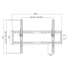 TV-teline LogiLink BP0039 177,8 cm 70 musta ruostumaton teräs