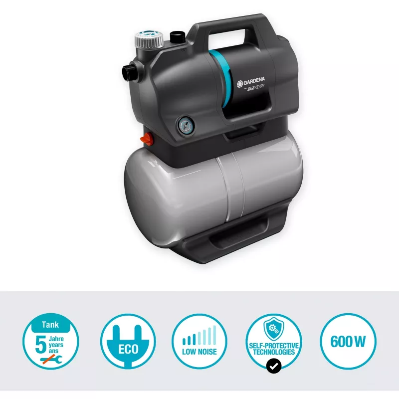Gardena 3800 Silent 09064-61 kotitalouden vesiautomaatti