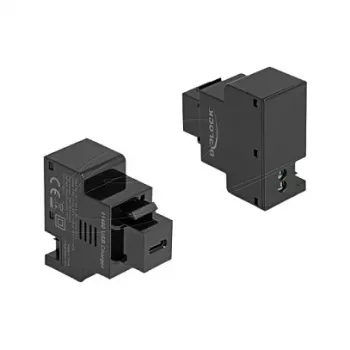 Keystone-moduuli DELOCK USB-C Power Delivery 20W musta