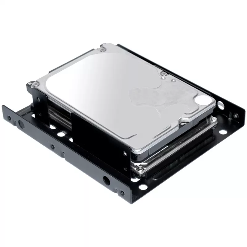 Asennuskehys ultron sisäinen 2x2.5 SSD/HDD metalli musta (377215)