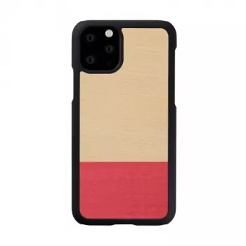 Älypuhelinkotelo man and wood iPhone 11 Pro, musta, Mismatch-design