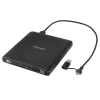 Intenso EOD 500BD Slim ulkoinen Blu-ray-poltin, USB 3.2 Gen 1, musta
