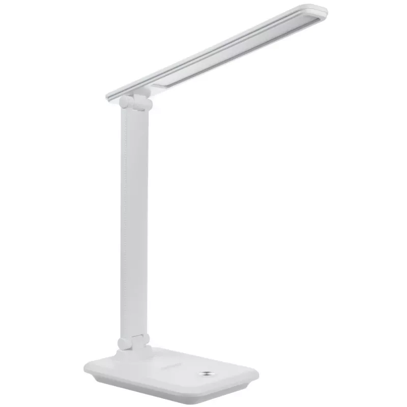 LED-työpöytävalaisin MACLEAN MCE614W 9 W, valkoinen, kallistussäädettävä ja himmennettävä