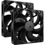 Corsair RS140 140 mm -kotelotuuletin 2 kpl:n pakkaus musta