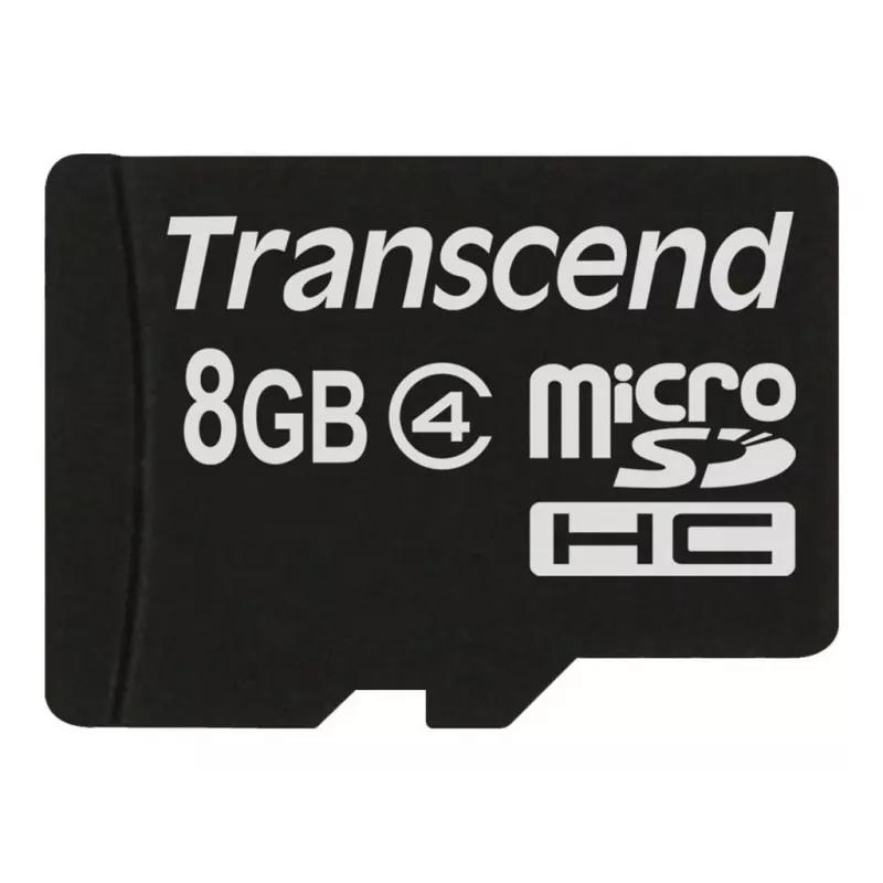 MicroSDHC-kortti Transcend 8GB Class 4 TS8GUSDC4