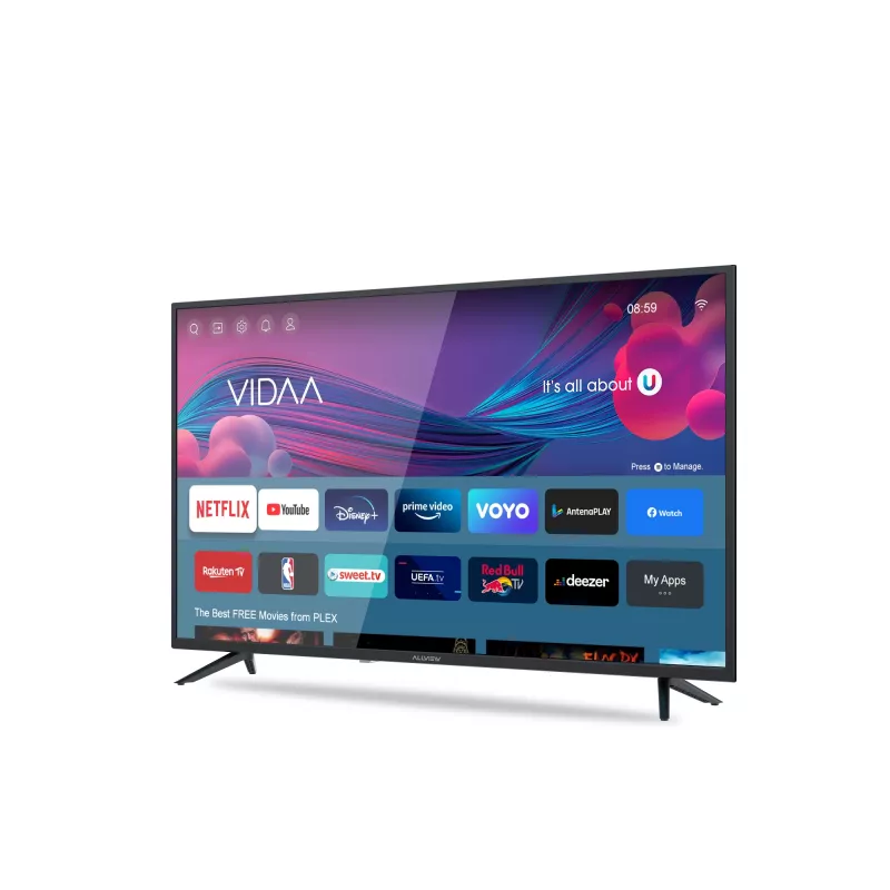 Televisio Allview 43iPlay6000-F, 108 cm, älytelevisio, FullHD, LED, luokka E, musta
