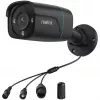 Reolink P330 4K IP-valvontakamera, 8 MP 3840 x 2160, sisä- ja ulkokäyttöön, sisäänrakennettu mikrofoni, 30 m:n yönäkö, musta