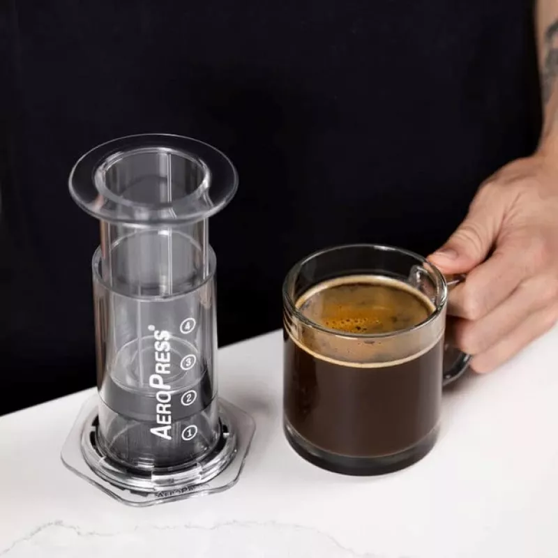 AeroPress Clear -kahvinkeitin