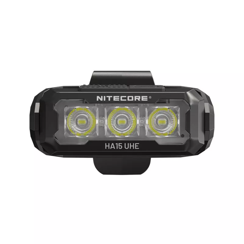 Otsalamppu Nitecore HA15 UHE – kompakti kädetön valo, enintään 400 lumenia