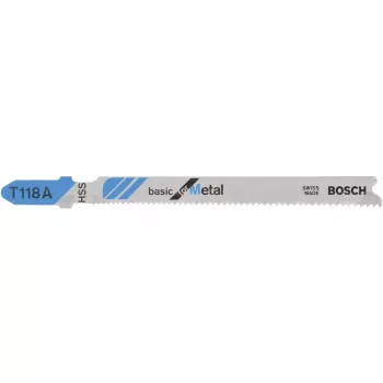 Pistosahanterä Bosch T 118 A pikateräs HSS 5 kpl