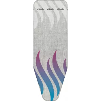 Silityslaudan päällinen VILEDA Total Reflect sininen harmaa valkoinen silityslaudoille 1300 x 450 mm