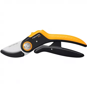 Oksasakset Fiskars Plus PowerLever alasin musta oranssi