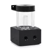 Alphacool Core 100 Aurora 15393 paisuntasäiliö, D5/VPP, ARGB, asetaali/akryyli, musta