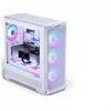 PHANTEKS Eclipse G400A -tietokonekotelo + Glacier M25 Gen2 AiO-nestekylmäys - valkoinen