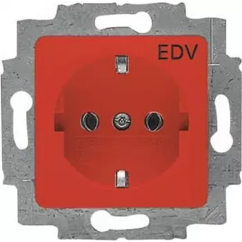 20 EUC/DV-217-101 SCHUKO-pistorasiakeskiö punainen RAL3020 (2CKA002011A6251)