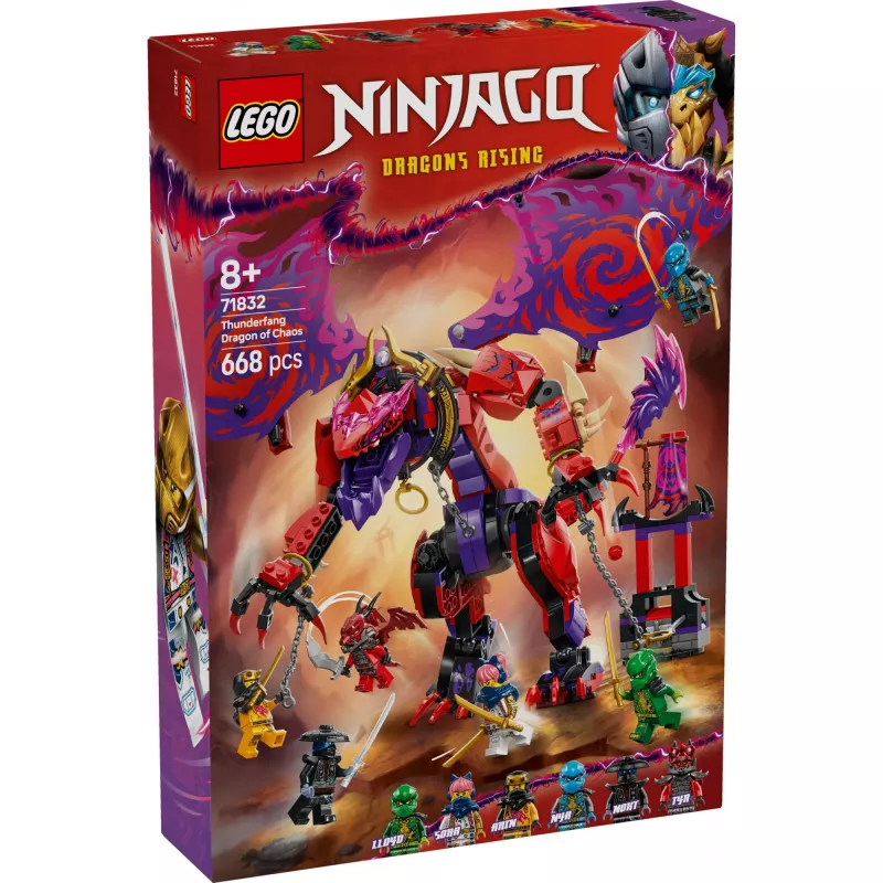 LEGO NINJAGO 71832 Thunderfang kaaoksen lohikäärme