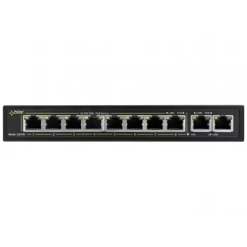 PULSAR SG108 verkkokytkin Gigabit Ethernet (10/100/1000) Power over Ethernet (PoE) musta