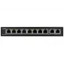 PULSAR SG108 verkkokytkin Gigabit Ethernet (10/100/1000) Power over Ethernet (PoE) musta