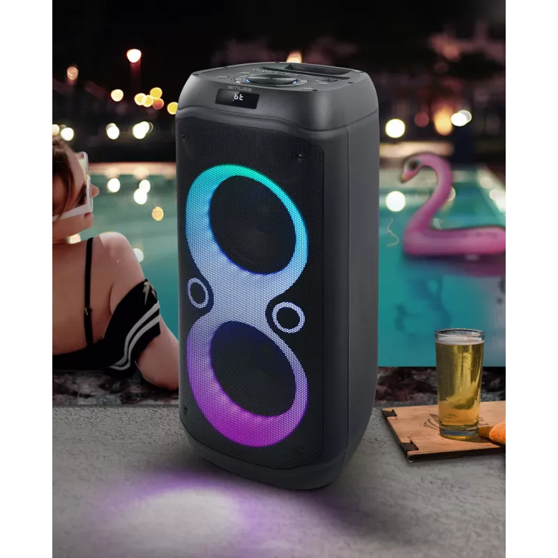 Muse M-1937 DJ kannettava/juhlakaikutin musta 600 W