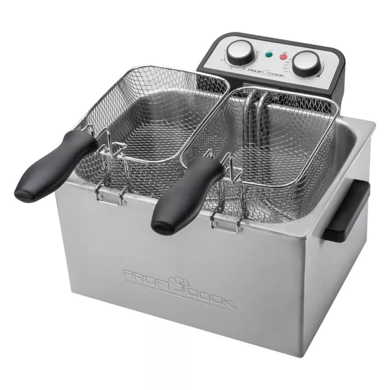 ProfiCook PC-FR 1038 kaksinkertainen vapaasti seisova 3000 W hopea