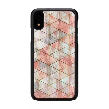 iKins puhelinkotelo iPhone XR — timanttikuvio, musta