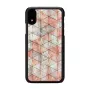 iKins puhelinkotelo iPhone XR — timanttikuvio, musta