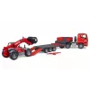 Ajoneuvosetti BRUDER MAN TGA kuorma-auto ja Manitou-kuormaaja