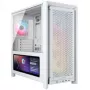 Corsair FRAME 4000D LCD RS PC-kotelo, Midi Tower, ATX, ARGB, karkaistu lasi - valkoinen