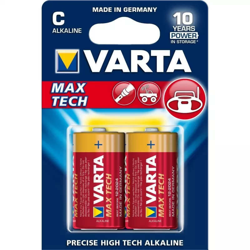 Varta Longlife Max Power - paristo 2 x C - alkaline (04714 101 402)