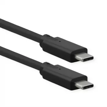 USB-kaapeli ROLINE 11.02.9071 USB 3.2 Gen 2 1 m USB C musta