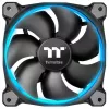 Thermaltake Riing 12 LED RGB Sync Edition CL-F071-PL12SW-A 120 mm kotelotuuletin, 3 kpl, enintään 1500 rpm, musta