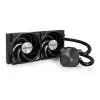 Montech HyperFlow Silent 240 prosessorin All-in-One-nestejäähdytin 12 cm musta 1 kpl