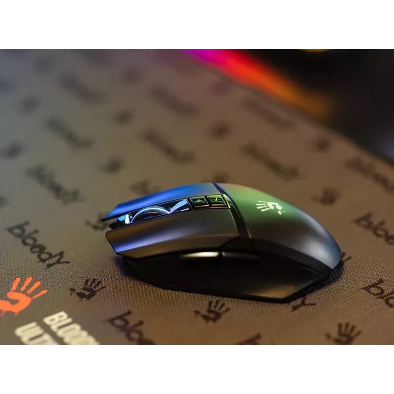 A4TECH BLOODY hiiri R36 ULTRA WRLS 2.4G+USB musta